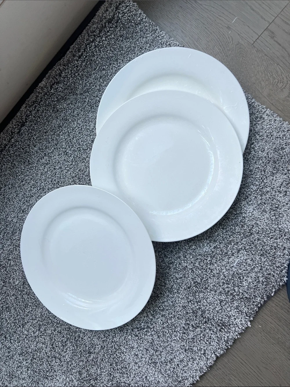 Mikasa   Lausanne Ceramic Dinner Plates - Set of  3